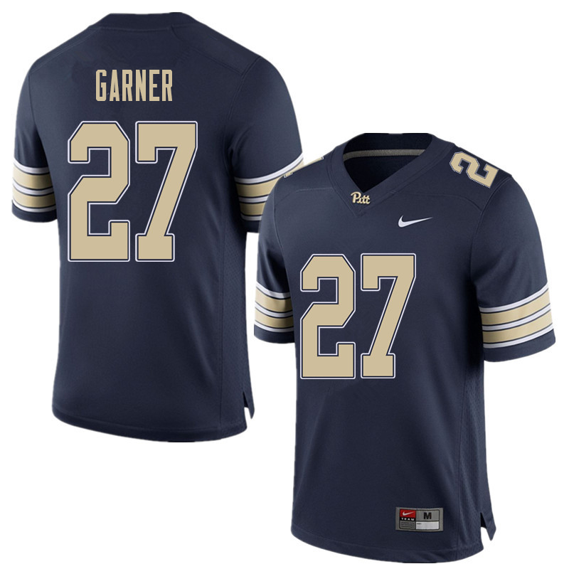 Men #27 Bricen Garner Pittsburgh Panthers College Football Jerseys Sale-Home Blue